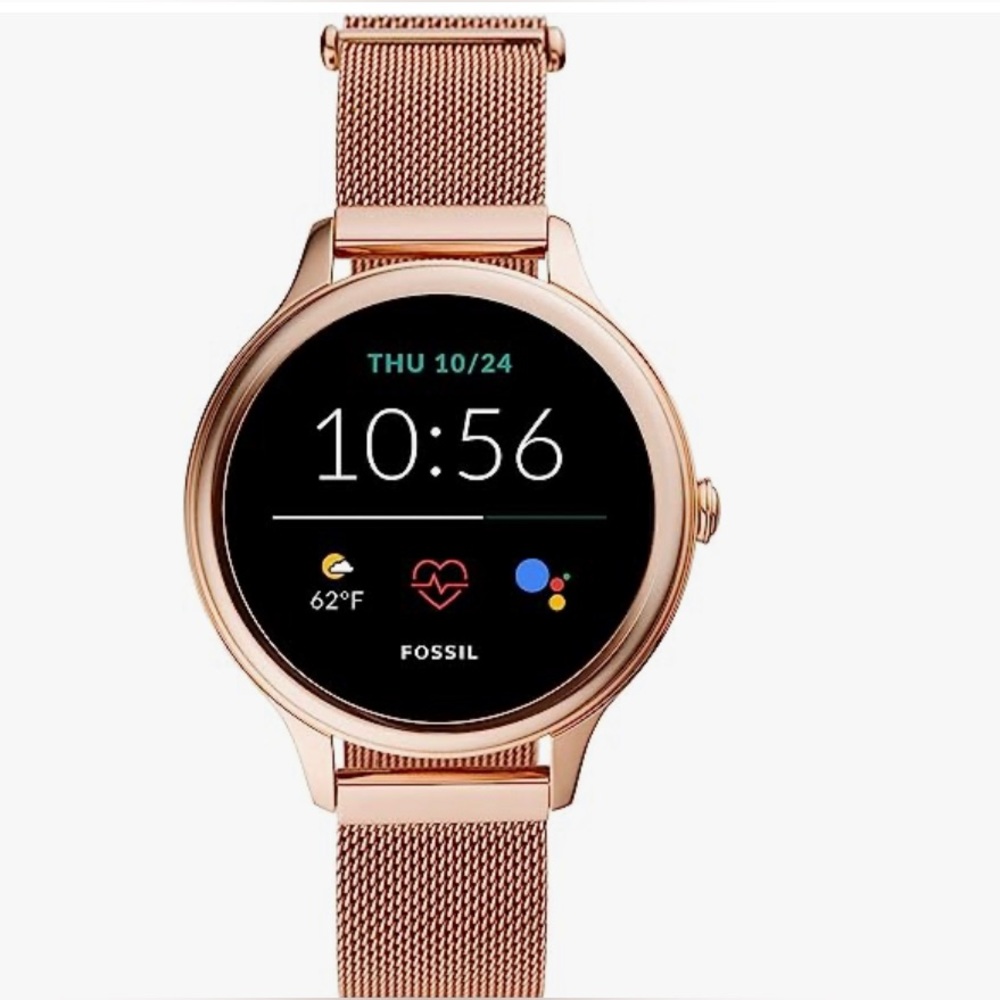 NWT Fossil Women's Gen 5E 42mm Stainless Steel Touchscreen Smartwatch